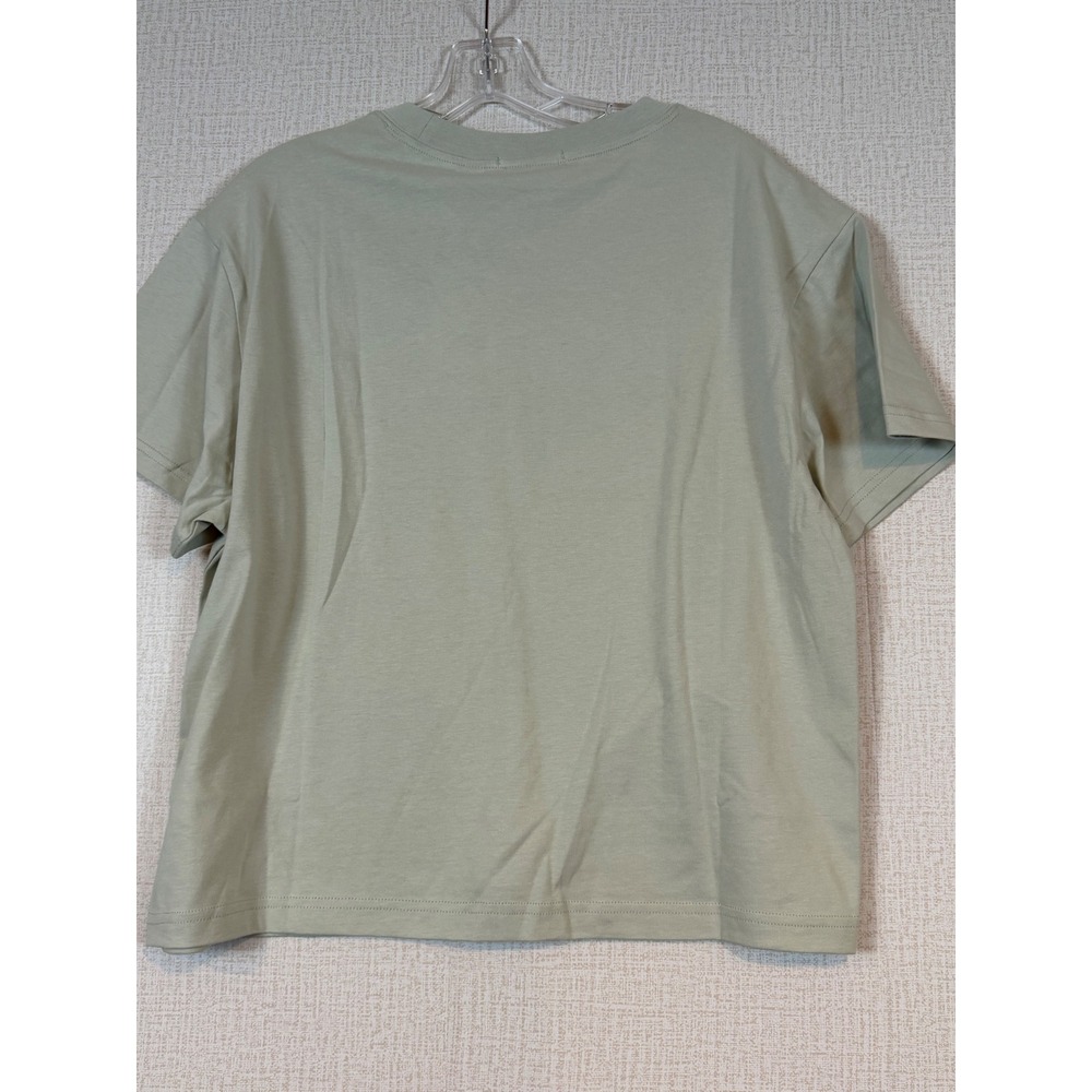 NWT Scotch‎ & Soda Women Sage Green Hydrangea Botanical Tee •L• Cottagecore Art - Picture 8 of 10